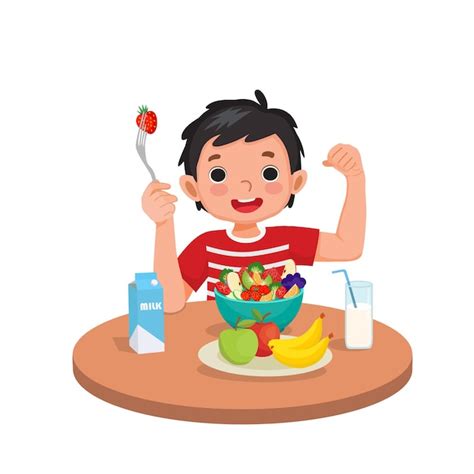 Boy Eating Healthy Images - Free Download on Freepik