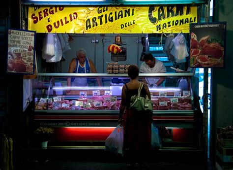 Meating Place | Butcher shop at the Testaccio market. Rome ...