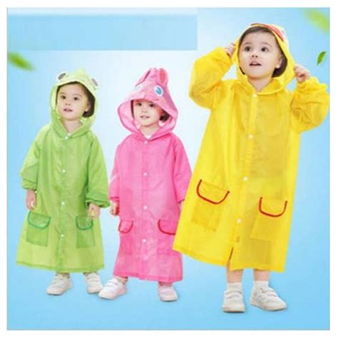 Raincoat For Kids Kapote For Kids 0-10 Years Old Boy Girl Kapote Rain Coat Baby Outdoor Rain ...