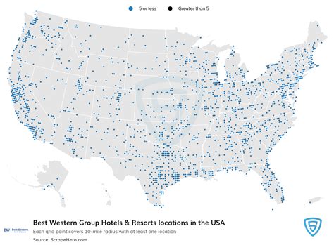 Best Western Group Hotels & Resorts locations in the USA - ScrapeHero Data Store