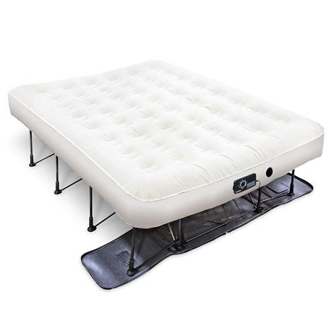 Buy IvationEZ-Bed (Queen) Air Mattress with Frame & Rolling Case, Self ...