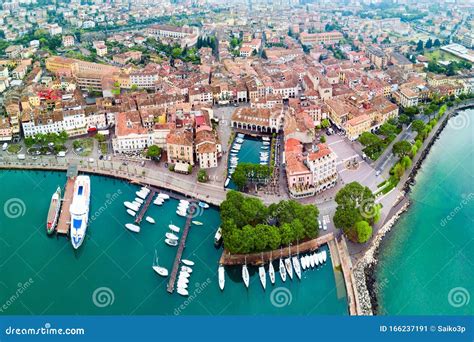 Desenzano Del Garda Aerial View Stock Image - Image of holiday, brescia ...