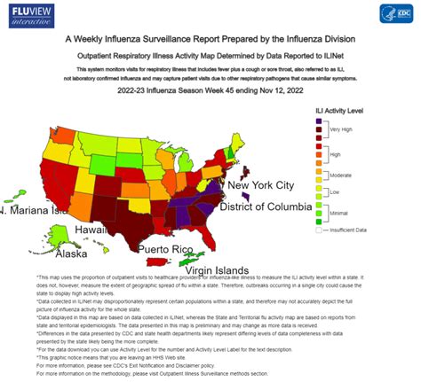 Map: Where flu is spiking the most in the U.S.