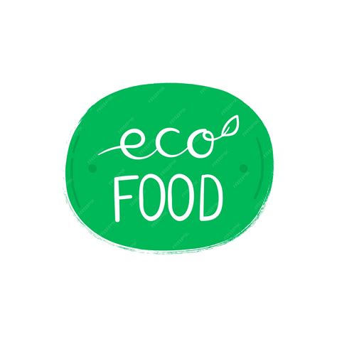 Premium Vector | Eco food, hand drawn doodle elements. eco friendly concept for stickers ...