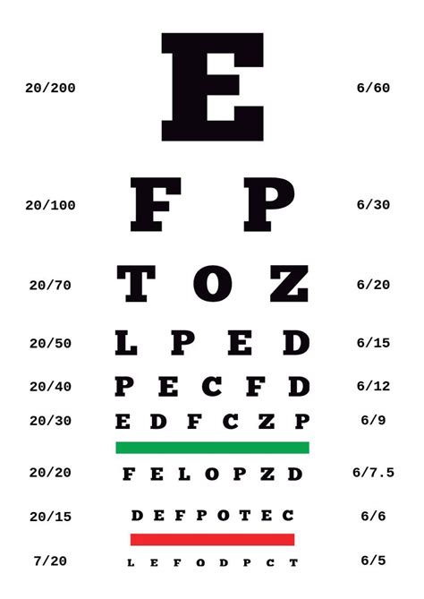 50 Printable Eye Test Charts PrintableTemplates, 46% OFF