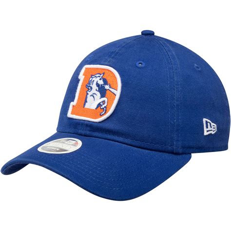 Women's New Era Royal Denver Broncos Throwback Core Classic 9TWENTY Adjustable Hat