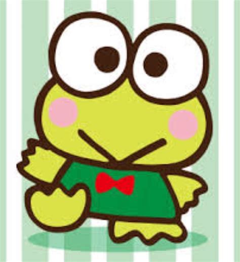 Keroppi frog Painted rock idea | Dibujos de hello kitty, Fotografías de ...