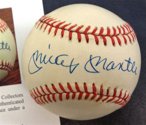 Lot Detail - Mickey Mantle Autographed Baseball