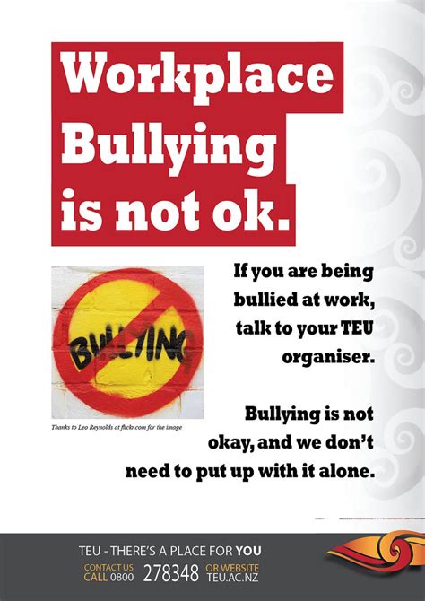 Workplace Bullying Signs