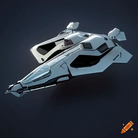 Futuristic flying vehicle artwork on Craiyon