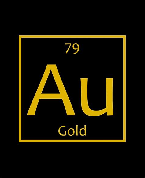 Periodic Table Of Elements Gold Au Digital Art By Serge Averbukh Pixels | atelier-yuwa.ciao.jp