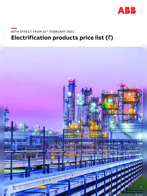 ABB Switchgear Price List 2023 PDF Download – InstaPDF