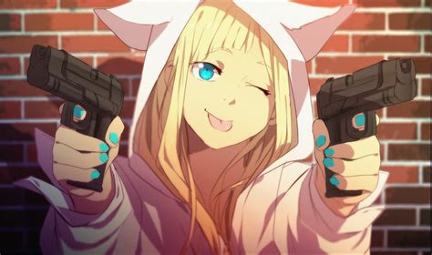 anime, Pistol, Anime Girls, Weapon, Gun, Blonde, Tom Skender Wallpapers ...