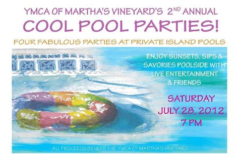 2nd Annual Cool Pool Parties to benefit the YMCA Kick Off July 28th ...