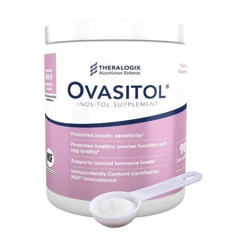 Theralogix Ovasitol - Inositol Supplement - 90 Day Supply - eVitamins.com
