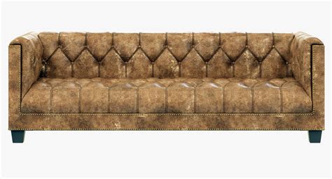 Restoration Hardware Savoy Leather Sofa 3D model | CGTrader