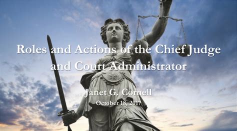 Roles and Actions of the Chief Judge and Court Administrator – Court Leader