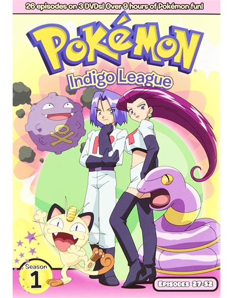 Anime Pokemon Indigo League Season 1 (Used, Episodes 27-52) - Video ...