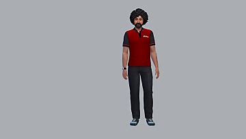 Mod The Sims - Kfc Uniform + Cap
