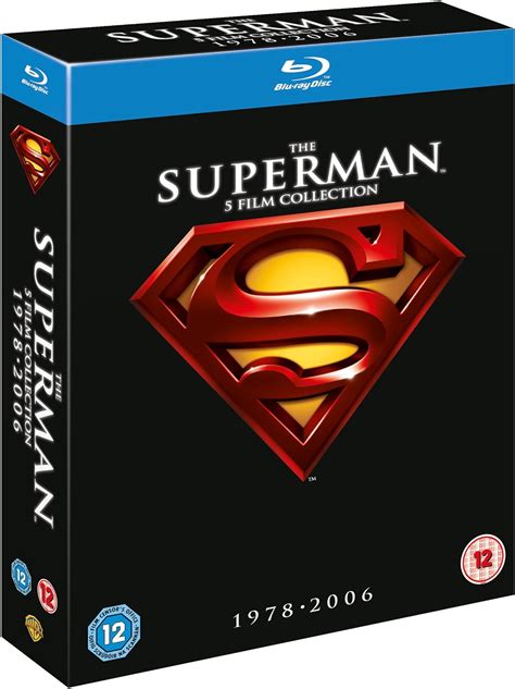 New! The Superman 5 Film Collection Anthology Blu-ray Films Box Set 1 2 ...