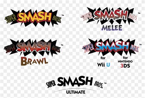 Smash Bros Brawl Logo Png - Gannuman