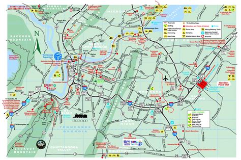 Chattanooga Area Maps - Printable Map Of Chattanooga | Printable Maps