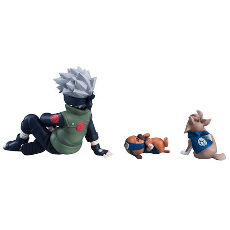 G.E.M. [Naruto] Kakashi & Ninken Figure Set: Megahouse - Tokyo Otaku ...