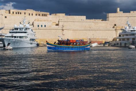 Cruising Around the Harbor in Malta Stock Image - Image of holiday ...