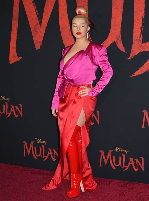 Christina Aguilera Mulan Premiere 4 - Satiny.org