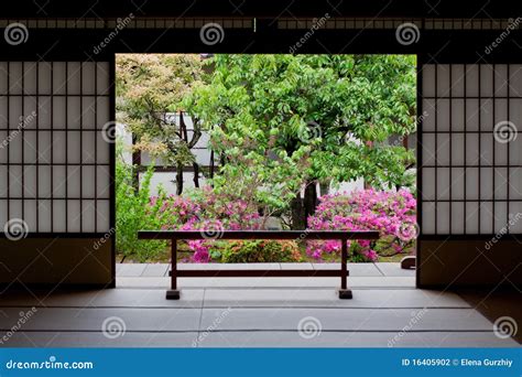 Japanese garden in Kyoto stock photo. Image of beauty - 16405902