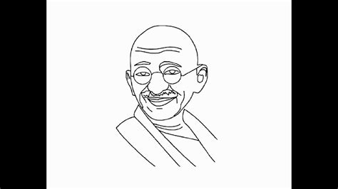 Share 71+ gandhiji sketch image super hot - seven.edu.vn