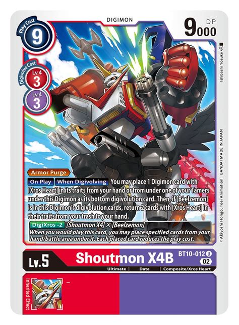 Official Digimon Card Game English Version on Twitter: "[BOOSTER XROS ENCOUNTER [BT-10] Card ...