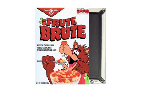 Kitchen & Home Collectibles Locker Magnet. Fruit Brute Cereal Box 2" X ...