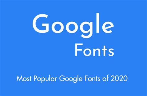 Download Best Sans Serif s on Google s Font