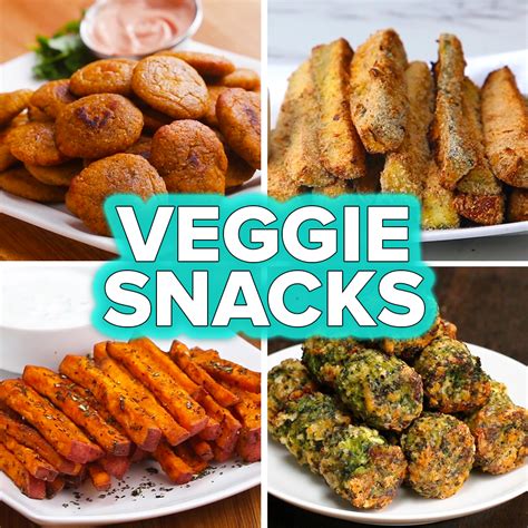 Veggie Snacks 4 Ways | Recipes