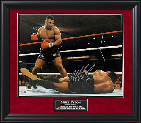 Mike Tyson Autograph Photo Knockout 20x24 - New England Picture