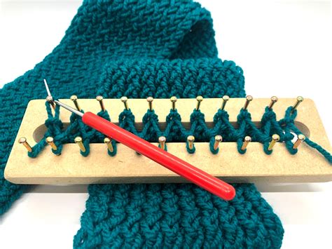 Loom Knit a Scarf Tutorial-pattern - Etsy