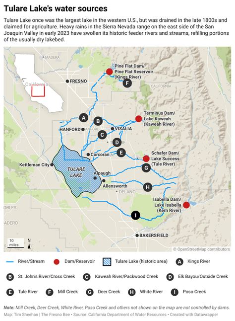 Tulare Lake 2024 Map - Fan Lorenza