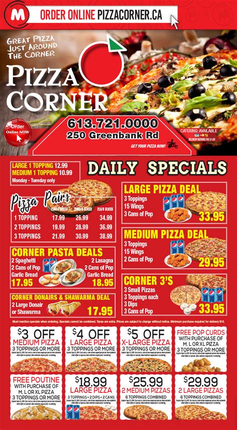 Pizza Corner - 250 Greenbank road Order Online!