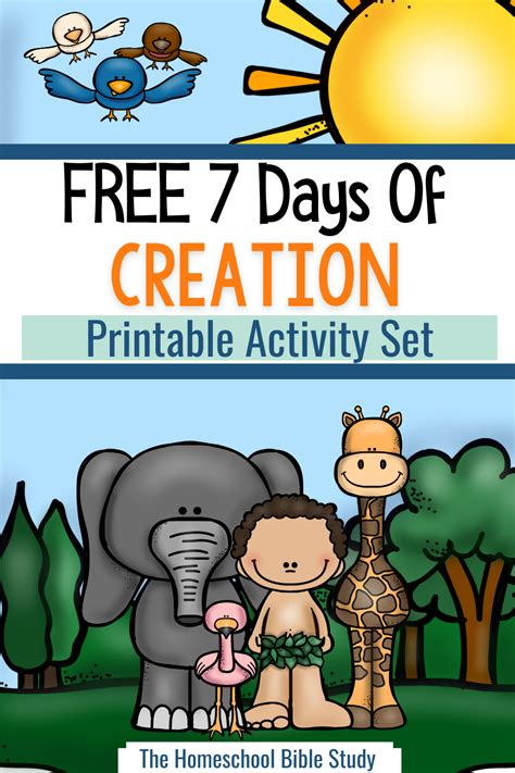 Printable 7 Days Of Creation