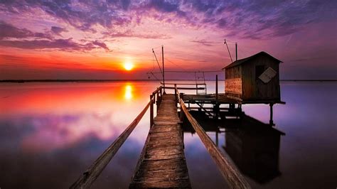 Dock Sunset Wallpapers - Top Free Dock Sunset Backgrounds - WallpaperAccess