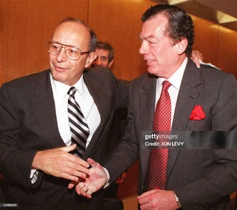 US Senator Alfonse D'Amato is welcomed by World Jewish Congress... News Photo - Getty Images