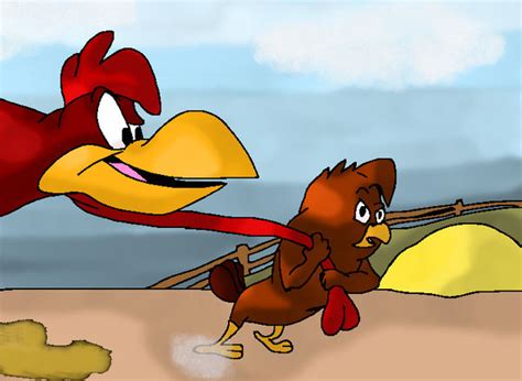 Foghorn Leghorn and Henery Hawk by Mojo1985 on DeviantArt