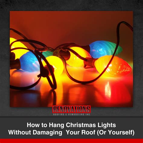 How to Hang Christmas Lights Without Damaging Your Roof (Or Yourself ...