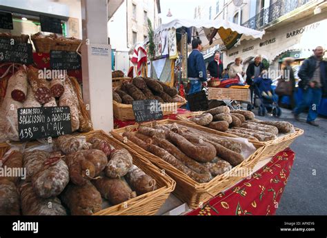 Weekly market, Carpentras Provence, France Stock Photo - Alamy