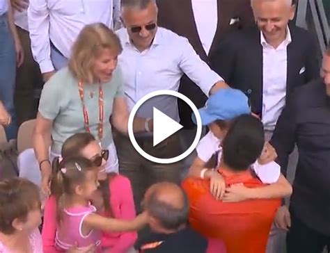 WATCH! Novak Djokovic celebrates 23rd title with his family and ...