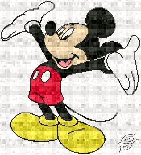 FREE PATTERNS - Cartoons - Mickey Mouse I - Gvello Stitch | Disney cross stitch patterns, Disney ...