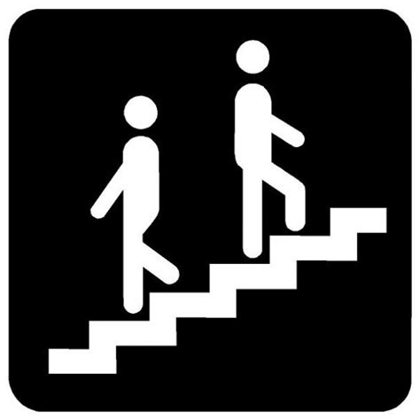 Stairway symbol – SP+ Signs