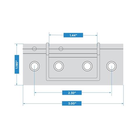 RELIABILT 3-in Satin Chrome Non-Mortise Bi-Fold Door Hinge (2-Pack) in the Bifold Closet Door ...