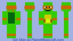 Michelangelo (From TMNT) Minecraft Skin